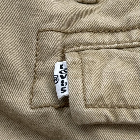 Levi's Cargo Pants Mens 34 Khaki Beige PC9-12462-0010 Utility White Tab 35x31 - Picture 8 of 12